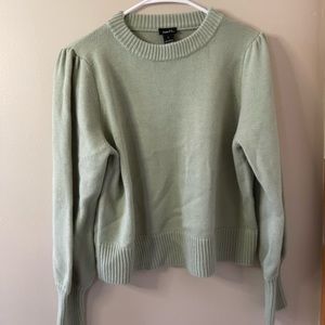 Rue 21 sweater, Size Large (runs small) mint green a little baggy